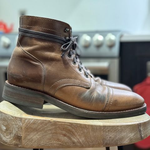 Thursday Captain in Horween Natural Chromexcel