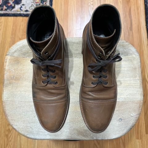 Thursday Captain in Horween Natural Chromexcel