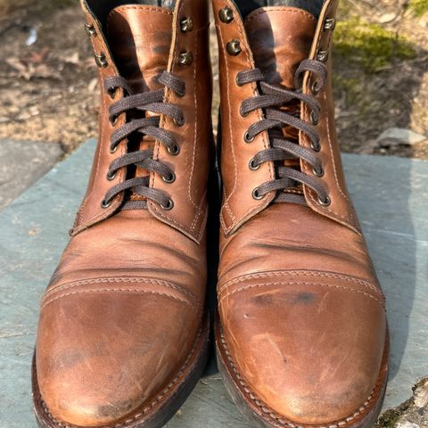 Thursday Captain in Horween Natural Chromexcel