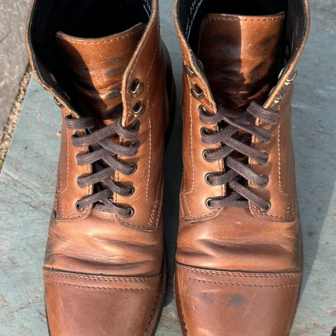 Thursday Captain in Horween Natural Chromexcel