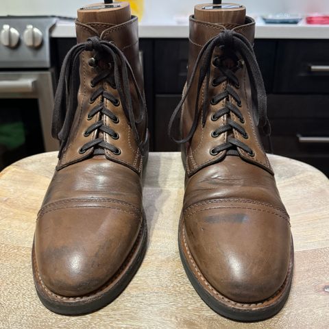 Thursday Captain in Horween Natural Chromexcel