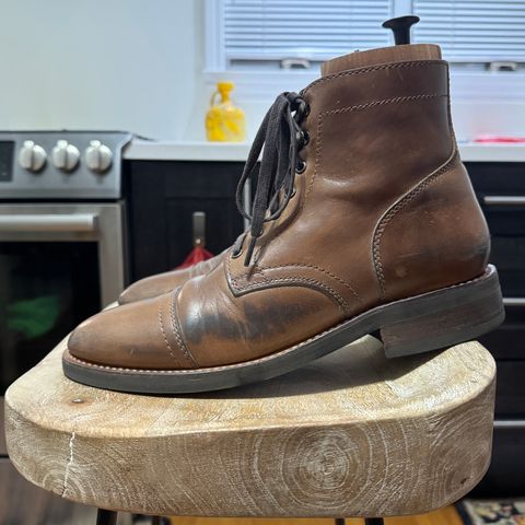 Thursday Captain in Horween Natural Chromexcel