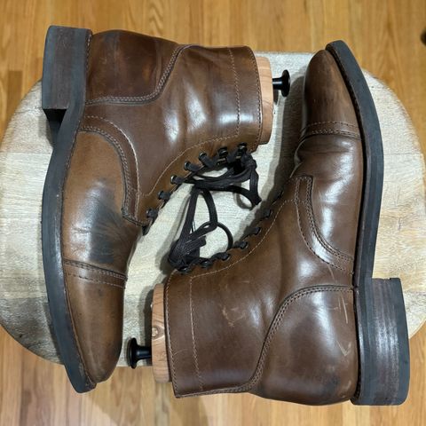 Thursday Captain in Horween Natural Chromexcel