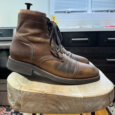 Thursday Captain in Horween Natural Chromexcel