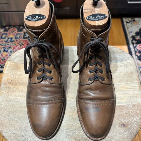 Thursday Captain in Horween Natural Chromexcel