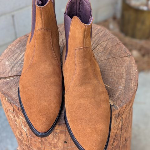 The Last Shoemaker Cigar Time in Tan Suede