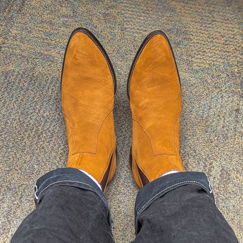 The Last Shoemaker Cigar Time in Tan Suede