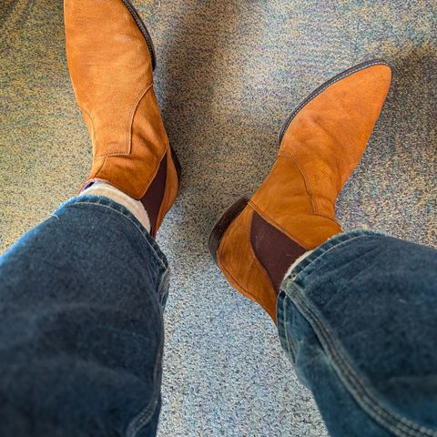 The Last Shoemaker Cigar Time in Tan Suede