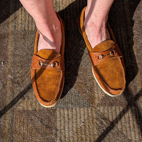 Yuketen Bit Loafer in 2T Orange