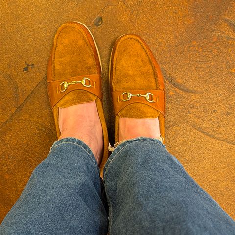 Yuketen Bit Loafer in 2T Orange