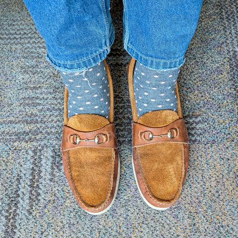 Yuketen Bit Loafer in 2T Orange