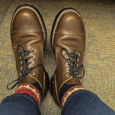 New River Boot Quade in Sb Foot Brown Tumbled Boomer