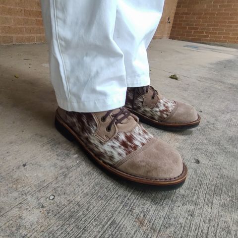 Jim Green Numzaan in Nguni Hair-on-hide & Fawn Roughout