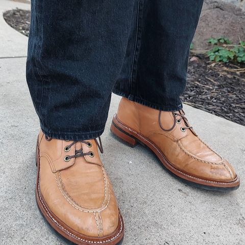 Grant Stone Ottawa Boot in Incas Natural Kangaroo