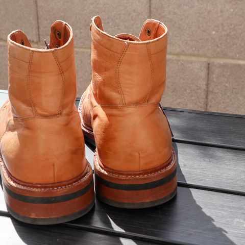 View photo of Grant Stone Ottawa Boot in Incas Natural Kangaroo