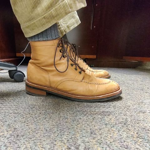 View photo of Grant Stone Ottawa Boot in Incas Natural Kangaroo