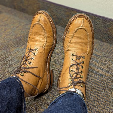 Grant Stone Ottawa Boot in Incas Natural Kangaroo