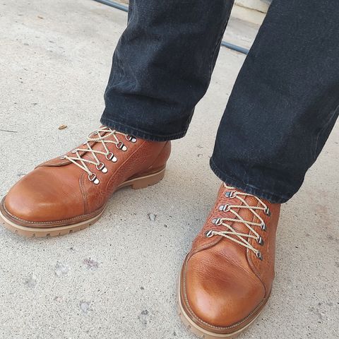 Enzo Bonafe 3853 in Horween Natural Bison