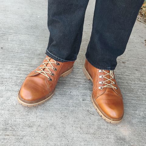 Enzo Bonafe 3853 in Horween Natural Bison