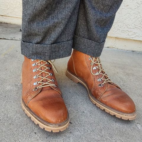 Enzo Bonafe 3853 in Horween Natural Bison