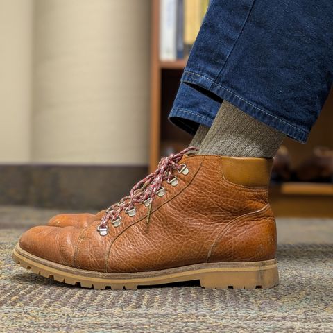 Enzo Bonafe 3853 in Horween Natural Bison