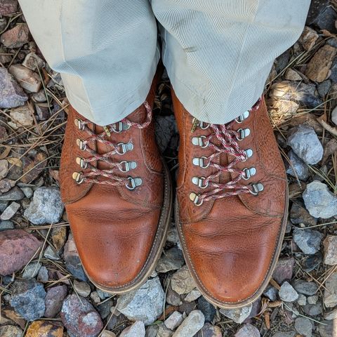 Enzo Bonafe 3853 in Horween Natural Bison