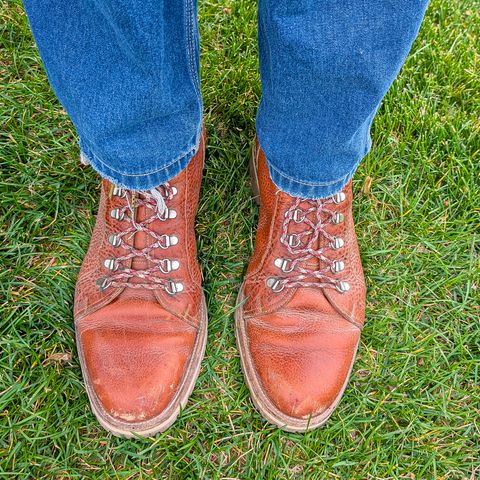 Enzo Bonafe 3853 in Horween Natural Bison