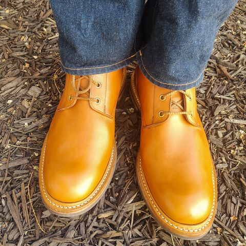 View photo of Tricker's Bernwood in Gold MC Calf