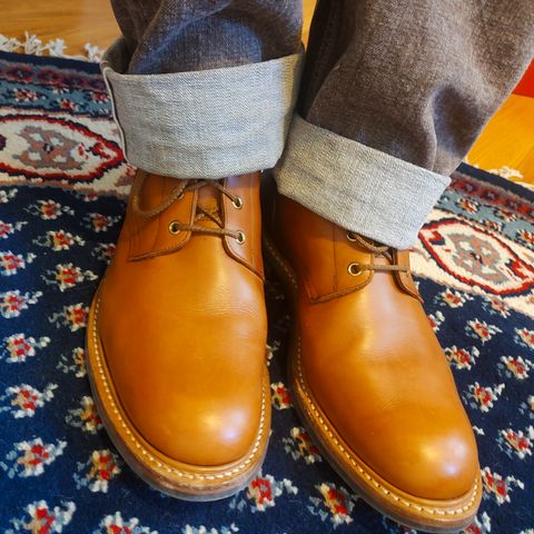 View photo of Tricker's Bernwood in Gold MC Calf