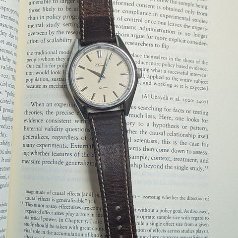 Fluco Unknown Model in Horween Brown Nut Dublin