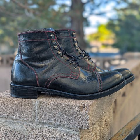 Search result thumbnail of K.M.P.T Shoemaker Service Boot in Black Kangaroo