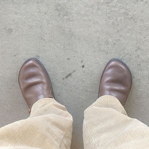 Aurora Shoe Co. Middle English in Horween Olive Chromexcel