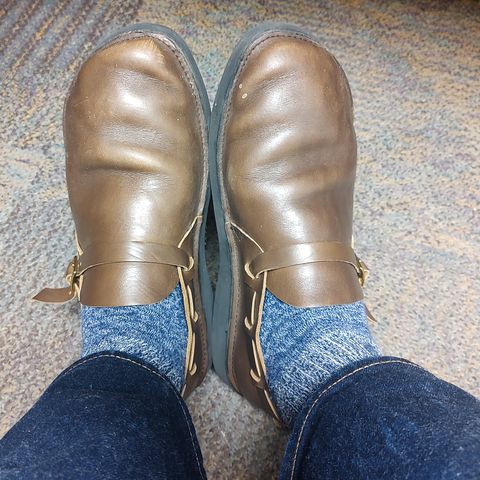 Aurora Shoe Co. Middle English in Horween Olive Chromexcel