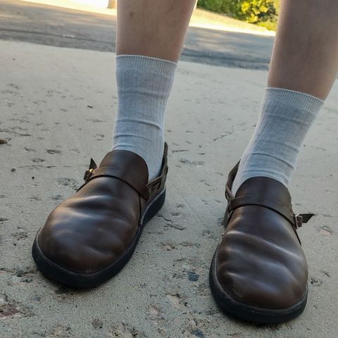 Aurora Shoe Co. Middle English in Horween Olive Chromexcel