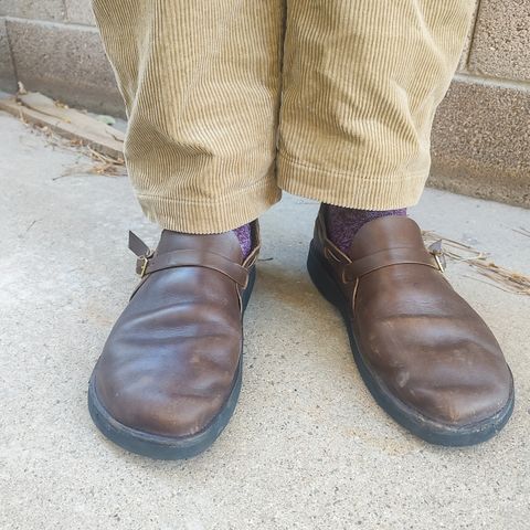 Aurora Shoe Co. Middle English in Horween Olive Chromexcel