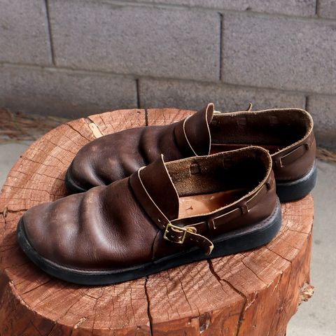 Aurora Shoe Co. Middle English in Horween Olive Chromexcel