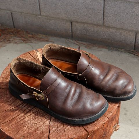 Aurora Shoe Co. Middle English in Horween Olive Chromexcel