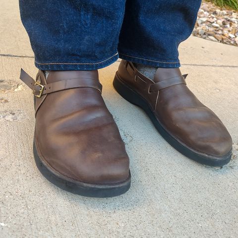 Aurora Shoe Co. Middle English in Horween Olive Chromexcel