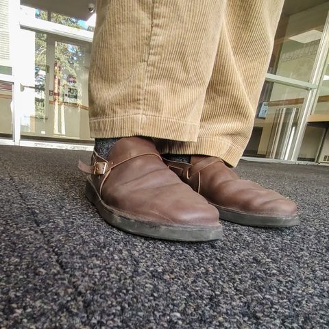 Aurora Shoe Co. Middle English in Horween Olive Chromexcel
