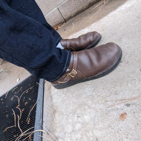 Aurora Shoe Co. Middle English in Horween Olive Chromexcel