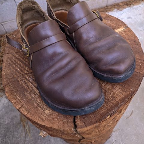 View photo of Aurora Shoe Co. Middle English in Horween Olive Chromexcel