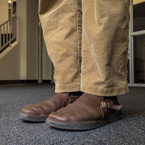 View photo of Aurora Shoe Co. Middle English in Horween Olive Chromexcel