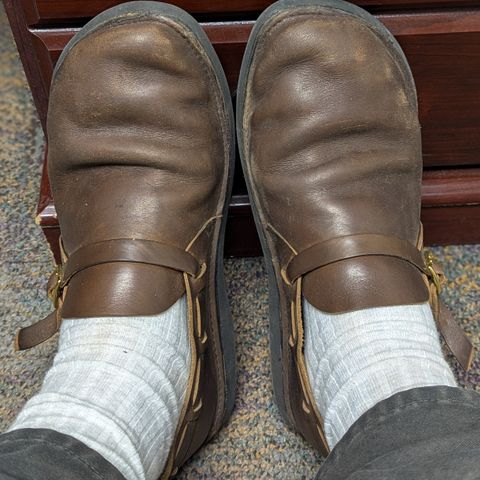Aurora Shoe Co. Middle English in Horween Olive Chromexcel