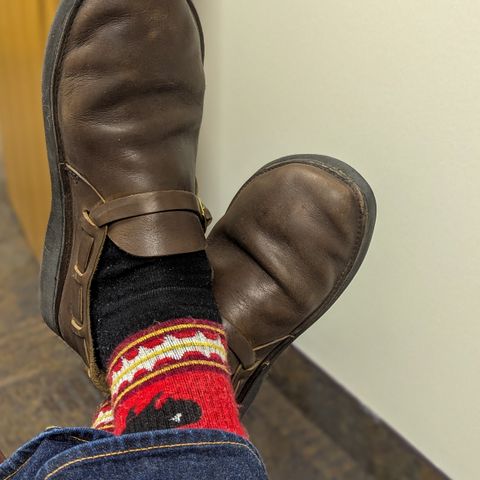 Aurora Shoe Co. Middle English in Horween Olive Chromexcel
