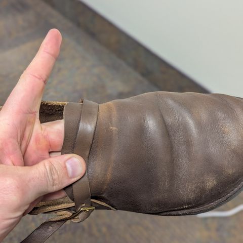 Aurora Shoe Co. Middle English in Horween Olive Chromexcel