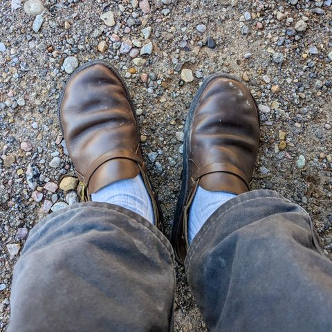 Aurora Shoe Co. Middle English in Horween Olive Chromexcel