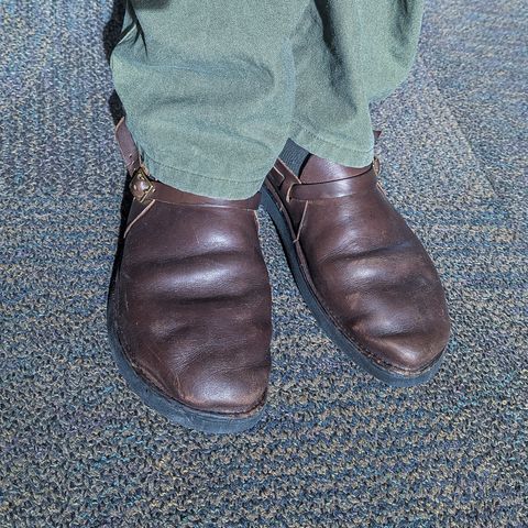 Aurora Shoe Co. Middle English in Horween Olive Chromexcel