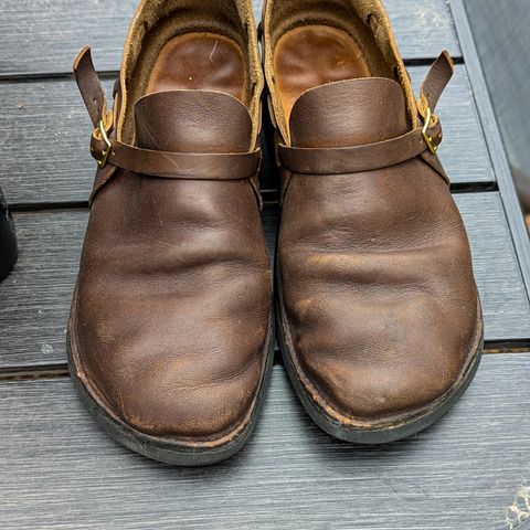 Aurora Shoe Co. Middle English in Horween Olive Chromexcel