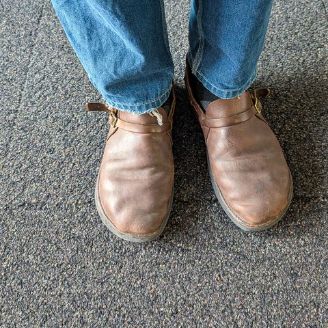 Aurora Shoe Co. Middle English in Horween Olive Chromexcel