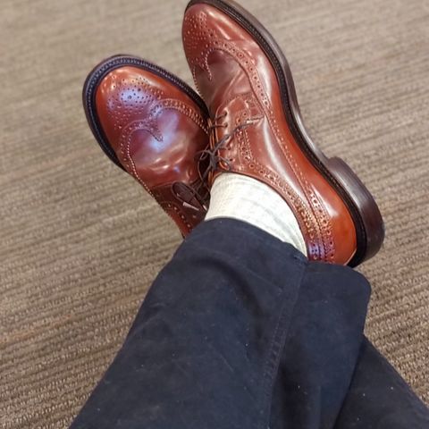 Grant Stone Longwing in Horween Garnet Shell Cordovan